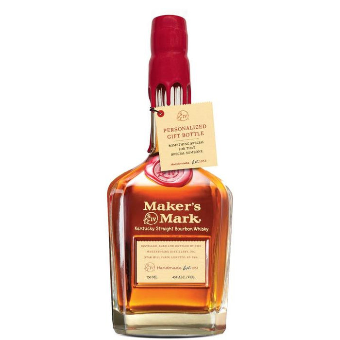 Maker's Mark Bespoke Personalized Label Kentucky Straight Bourbon Whiskey