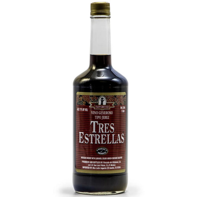 Tres Estrellas Jerez Mexican Cherry Liqueur | 1L at CaskCartel.com