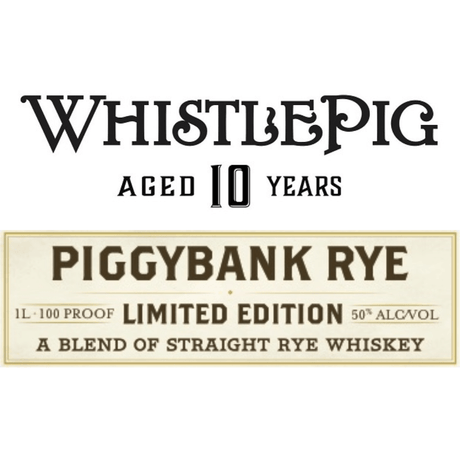 WhistlePig PiggyBank 10 Year Old Rye Whiskey at CaskCartel.com