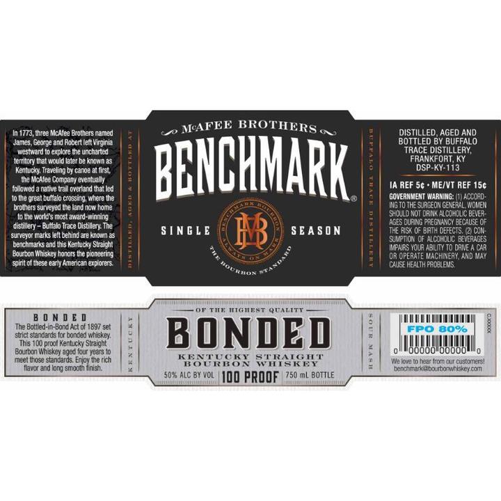 Benchmark Bonded Single Season Straight Bourbon Whiskey - CaskCartel.com 2