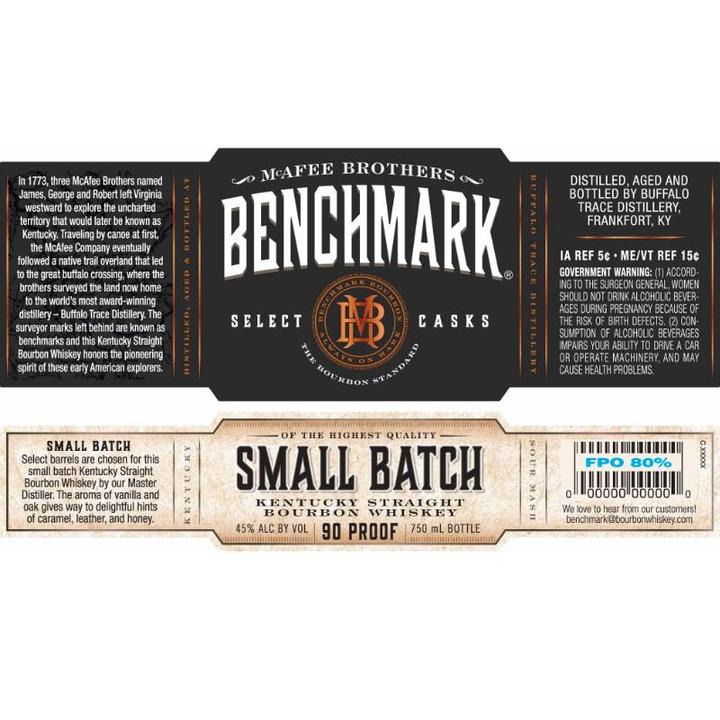 Benchmark Select Casks Small Batch Straight Bourbon Whiskey - CaskCartel.com 2