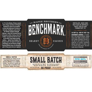 Benchmark Select Casks Small Batch Straight Bourbon Whiskey - CaskCartel.com