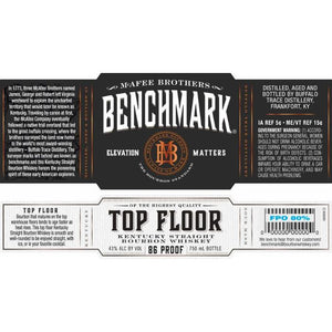 Benchmark Elevation Matters Top Floor Straight Bourbon Whiskey - CaskCartel.com