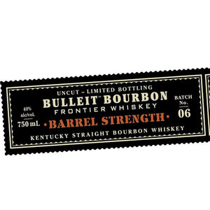 Bulleit Bourbon Barrel Strength Batch #6 Kentucky Straight Bourbon Whiskey - CaskCartel.com
