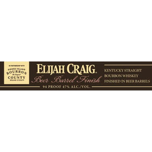 Elijah Craig Beer Barrel Finished Kentucky Straight Bourbon Whiskey - CaskCartel.com