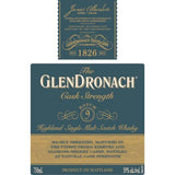 The Glendronach Cask Strength Batch 9 Highland Single Malt Scotch Whisky - CaskCartel.com