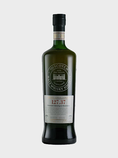 SMWS 127.37 ‘Dinosaurs Dancing To Stravinsky’ Port Charlotte 9 Year Old Whisky