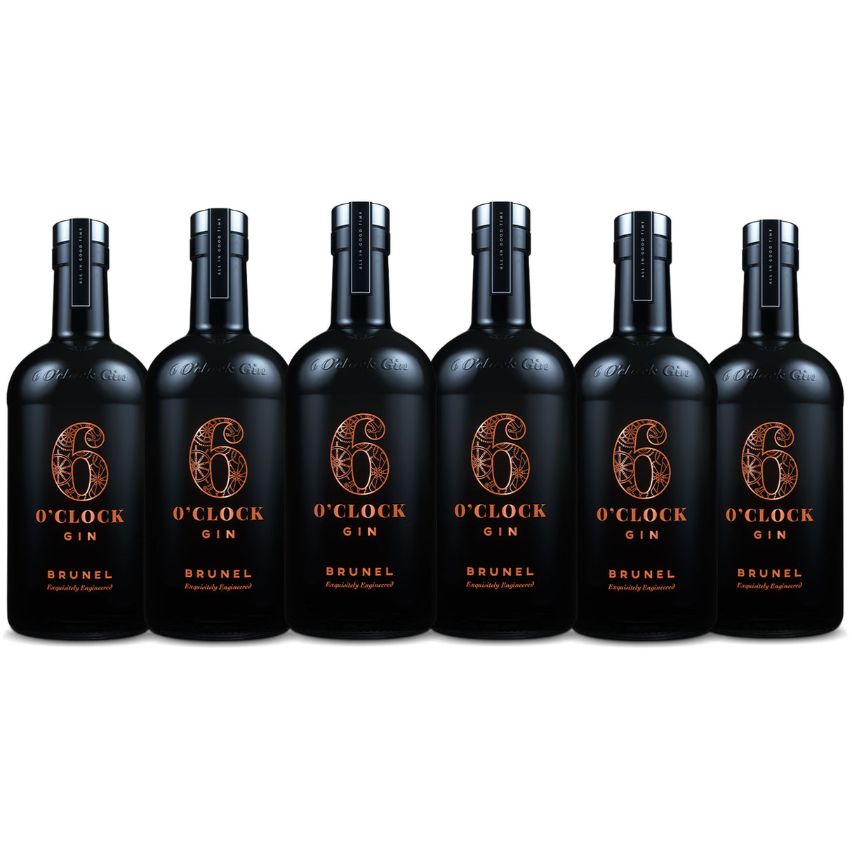 6 O'Clock Brunel Edition Gin (6) Bottle Bundle at CaskCartel.com
