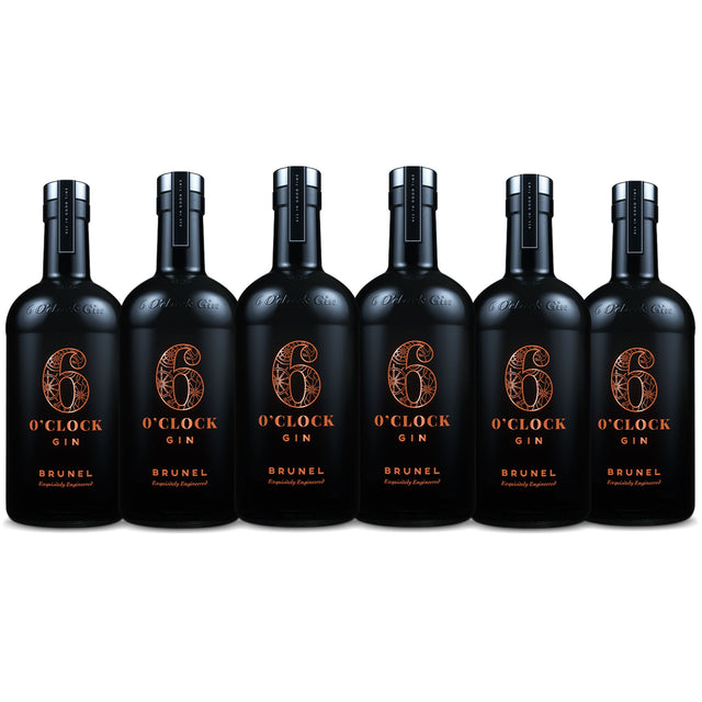 6 O'Clock Brunel Edition Gin (6) Bottle Bundle at CaskCartel.com