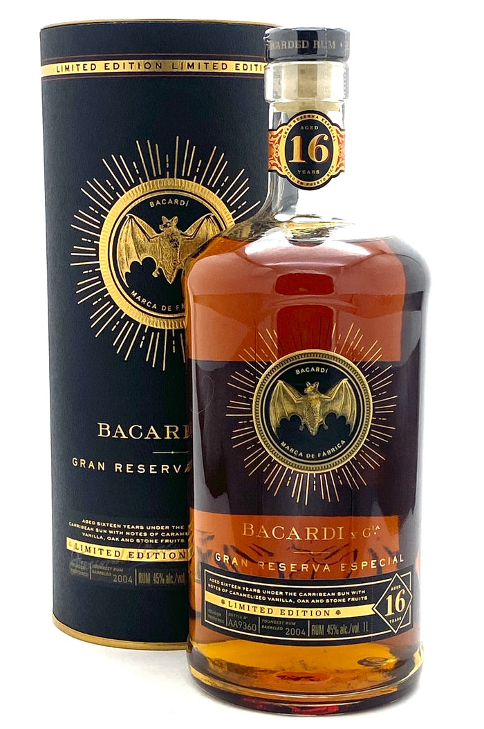 Bacardi Gran Reserva Especial 16 Year Old Rum  | 1L