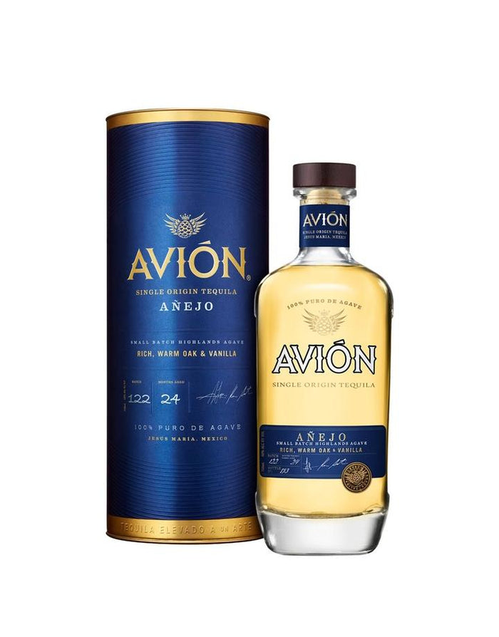 Avion Anejo With Canister Tequila