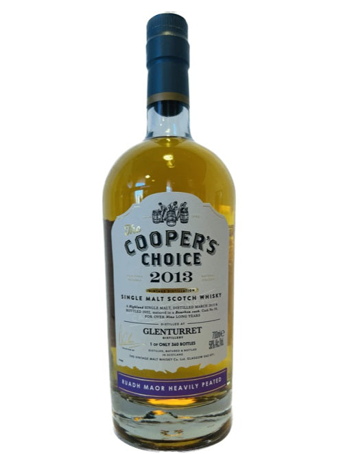 Glenturret Cooper's Choice Heavily Peated 2013 9 Year Old Whisky | 700ML