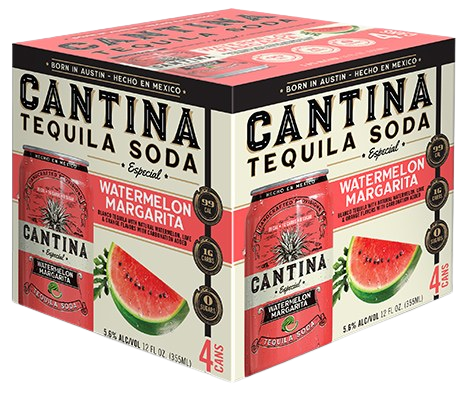 Cantina Watermelon Margarita Cocktail | 4x355ML at CaskCartel.com