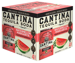 Cantina Watermelon Margarita Cocktail | 4x355ML at CaskCartel.com