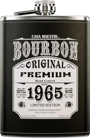 Casa Maestri Bourbon Flask Straight Bourbon Whiskey | 200ML at CaskCartel.com