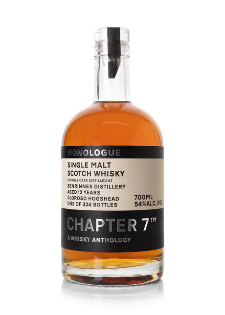 Chapter 7 Monologue Benrinnes 12 Year Old Old Oloroso Finish Scotch Whisky | 700ML at CaskCartel.com