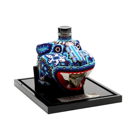 Chaquira Beaded Jaguar Blanco Tequila - CaskCartel.com
