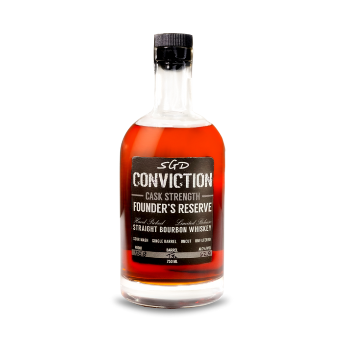 Conviction Founder's Reserve Cask Strength Bourbon Whiskey