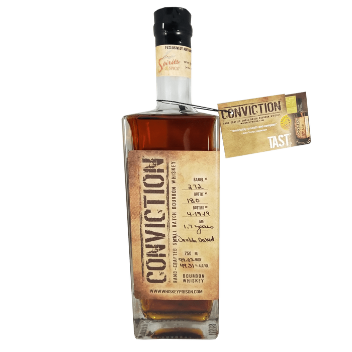 Conviction Hand Crafted Small Batch Bourbon Whiskey