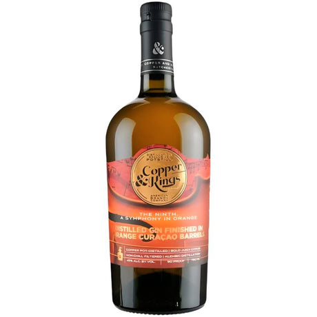 Copper & Kings The 9th A Symphony in Orange Finished in Orange Curacao Barrels Gin at CaskCartel.com