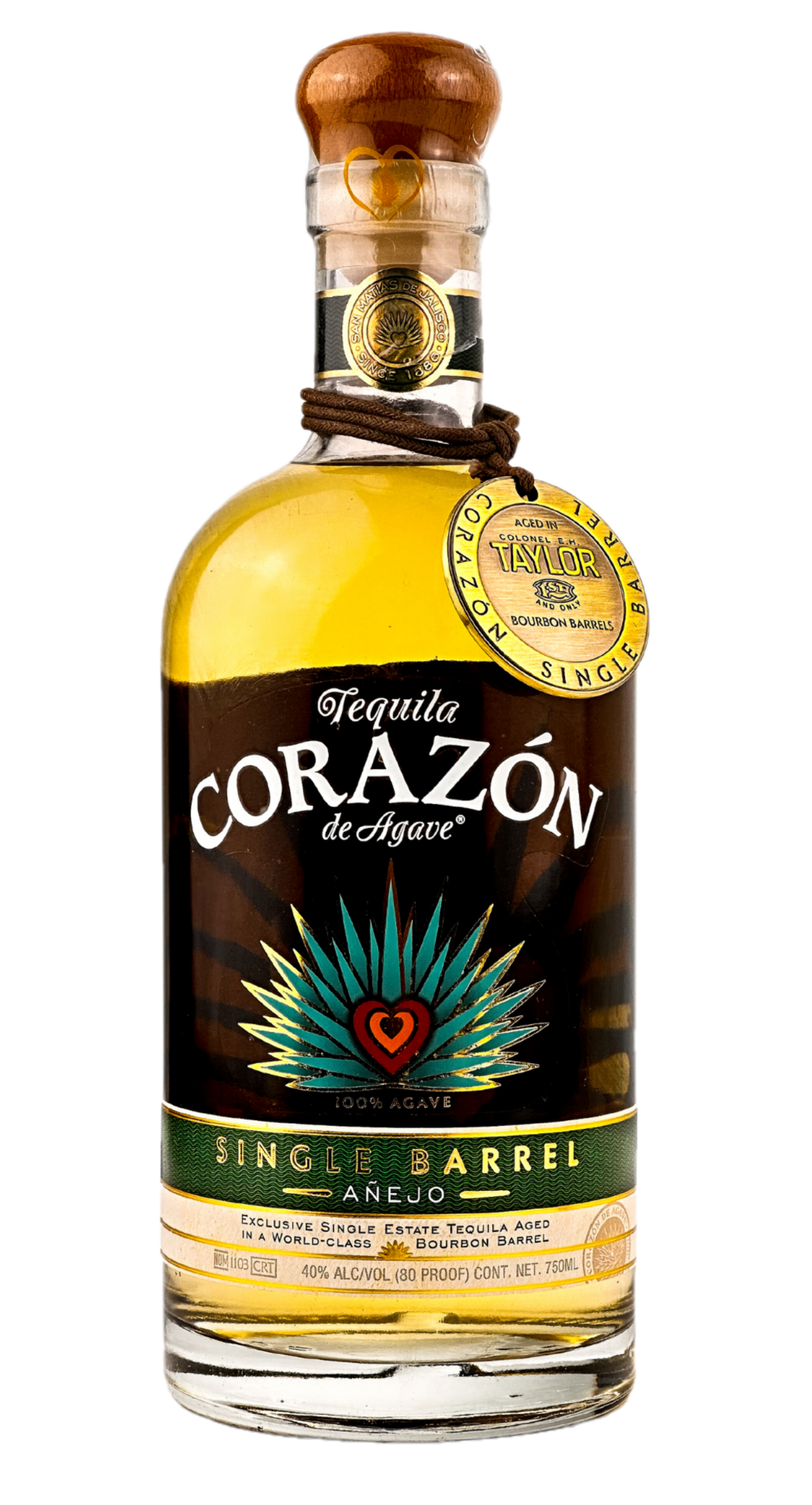 BUY] Corazon Anejo Tequila | Colonel E.H. Taylor's Single Barrel Limited  Edition 2023 CaskCartel.com