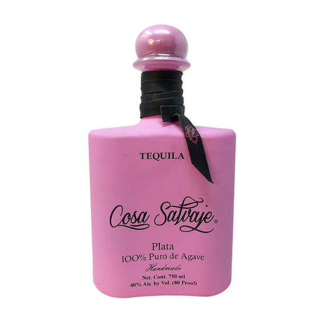 Cosa Salvaje Blanco Pink Tequila at CaskCartel.com