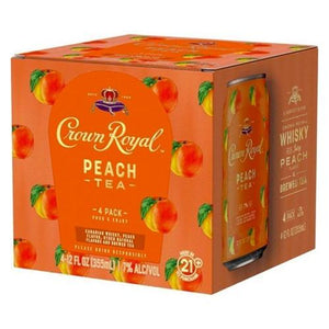 Crown Royal Peach Tea (4) Pack Cans at CaskCartel.com