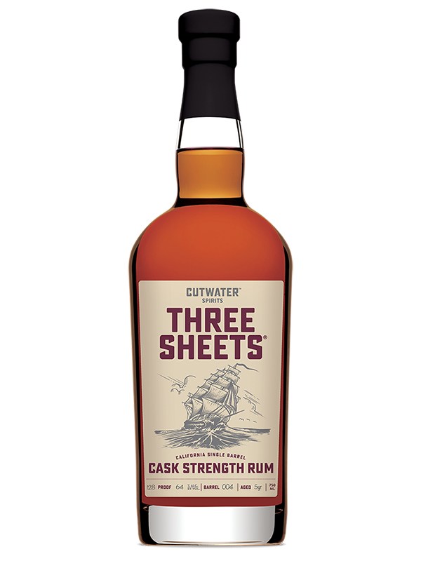 Cutwater Spirits Three Sheets Cask Strength Rum