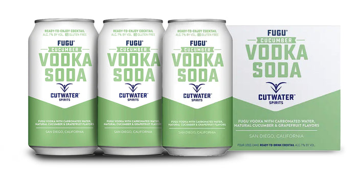 Cutwater | Fugu Cucumber Vodka Soda (4) Pack Cans