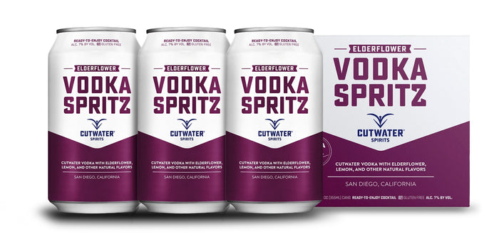Cutwater | Elderflower Vodka Spritz (4) Pack Cans