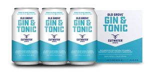 Cutwater | Old Grove Gin and Tonic  (4) Pack Cans at CaskCartel.com