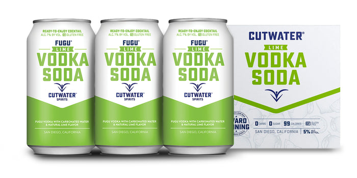 Cutwater | Fugu Lime Vodka Soda (4) Pack Cans