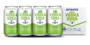 Cutwater | Fugu Lime Vodka Soda (4) Pack Cans at CaskCartel.com