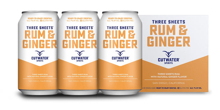 Cutwater | Three Sheets Rum & Ginger (4) Pack Cans