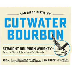 Cutwater Aged in Char #3 American Oak Barrels Straight Bourbon Whiskey - CaskCartel.com