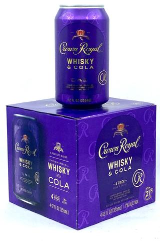 Crown Royal Whisky & Cola (4) Pack Cans