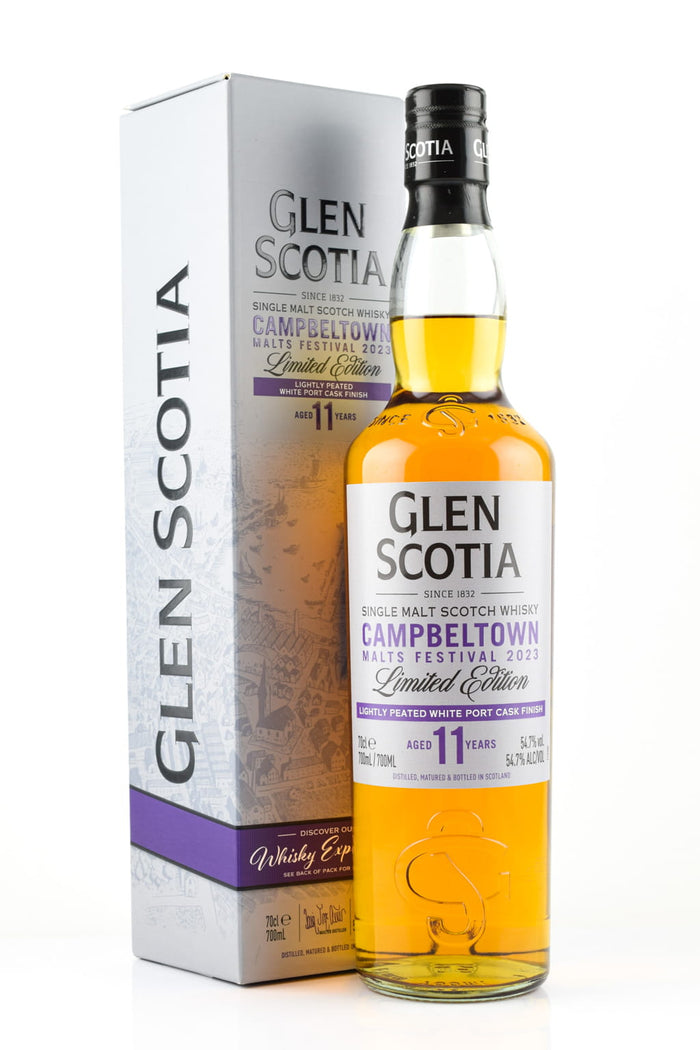 Glen Scotia 11 Year Olda White Port Cask Finish, 2023 Campbeltown Malts Festival Scotch Whisky | 700ML