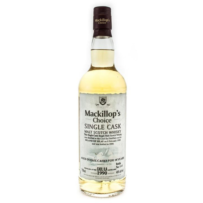 Coal Ila 1990 Mackillop's Choice Single Cask 18 Year Old Malt Scotch Whisky
