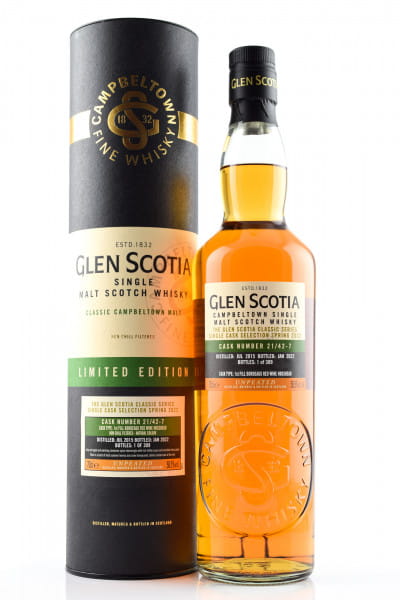 Glen Scotia 2015 (Bottled 2022) Bordeaux Red Wine Hogshead (Proof 117) Scotch Whisky | 700ML at CaskCartel.com