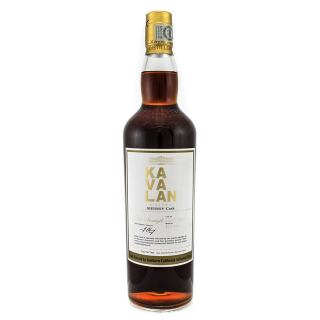 Kavalan Sherry Cask Strength Single Barrel Hand Selected By Artisan Group Of SWS Single Malt Whisky - CaskCartel.com