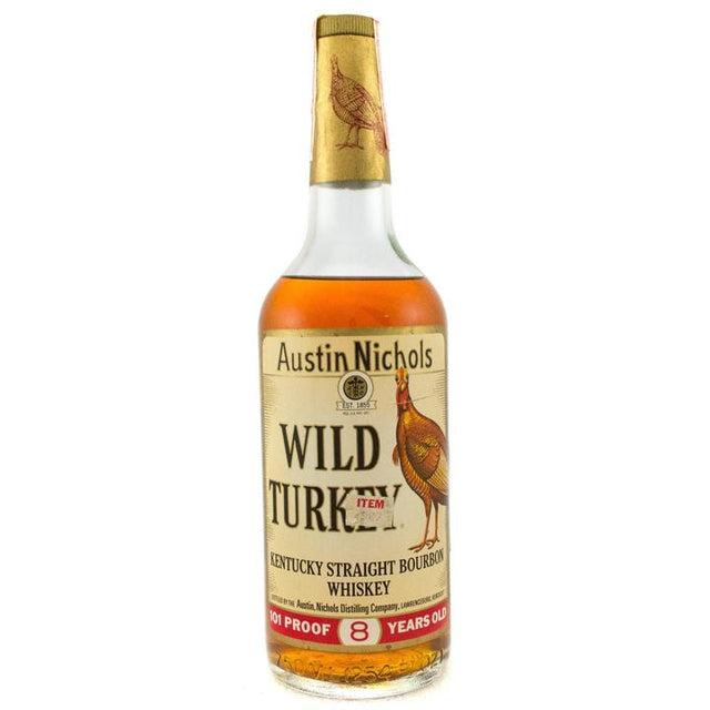 Wild Turkey 8 Years Old 1970's Era Excellent Tax Strip Kentucky Straight Bourbon Whiskey at CaskCartel.com