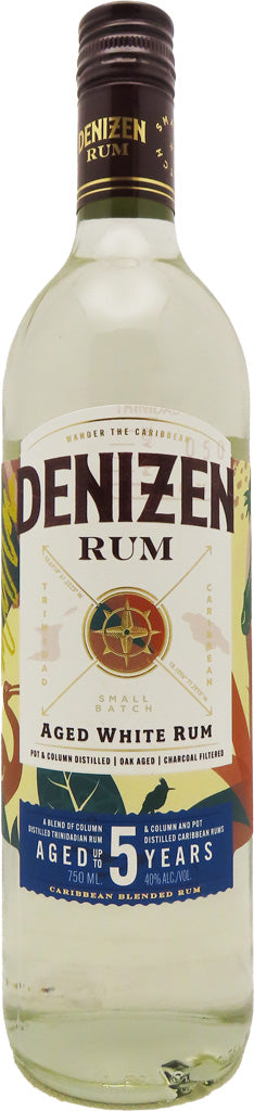 Denizen Aged 5 Year White Rum at CaskCartel.com