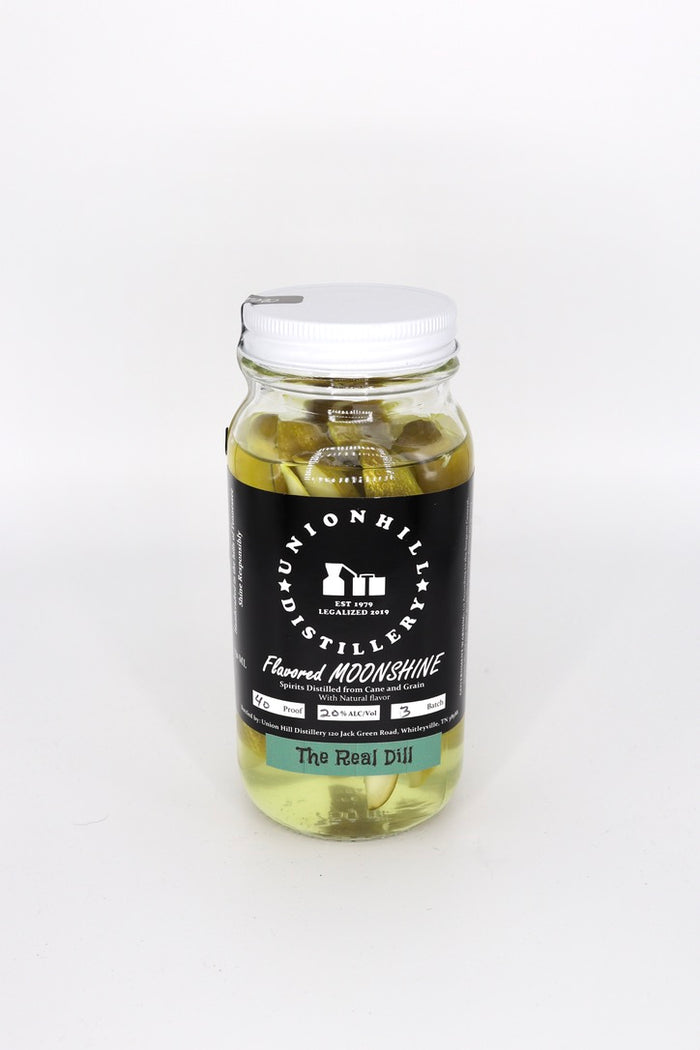Union Hill The Real Dill Flavored Moonshine 40 Proof