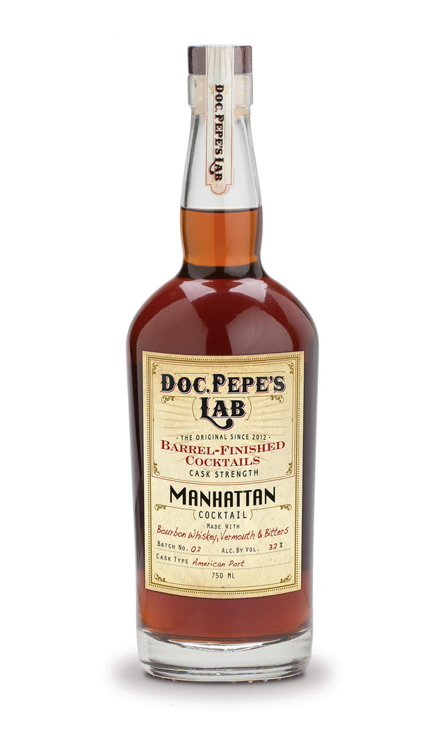 Doc. Pepe's Lab Barrel-Finished Manhattan Cocktail at CaskCartel.com