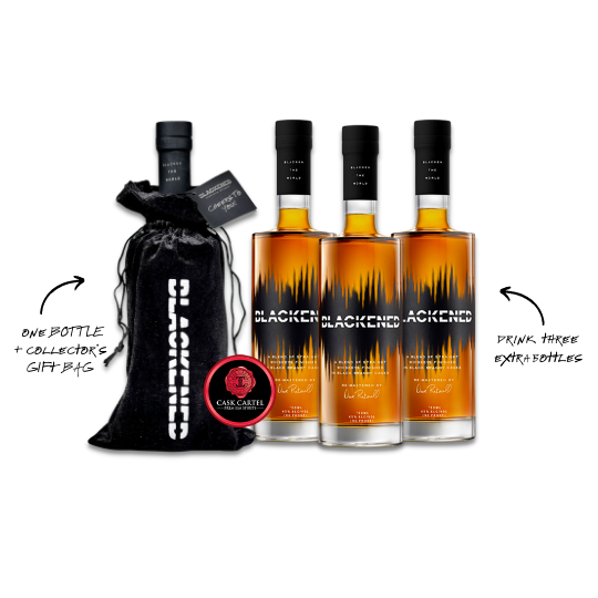 [BUY] METALLICA | BLACKENED™ American Whiskey "Velvet Bag" | Blackened The World | Limited Edition **Collect ONE/Drink THREE** at CaskCartel.com