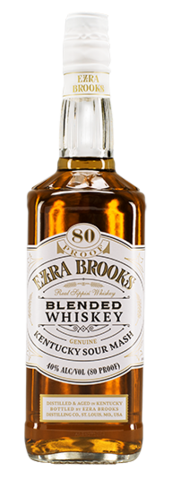 Ezra Brooks White Kentucky Sour Mash Blended Whiskey | 1L at CaskCartel.com