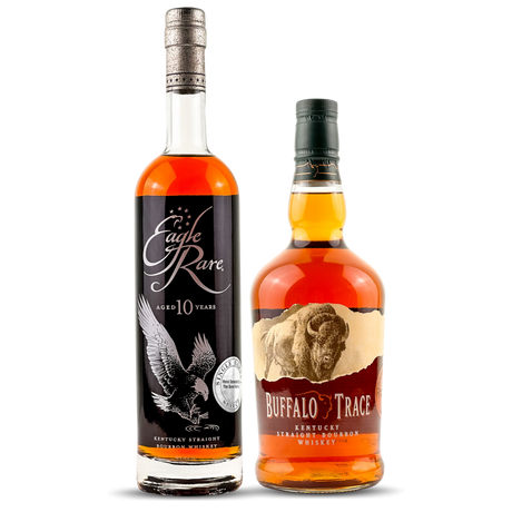 Eagle Rare 10 Year Extra Rare + Buffalo Trace 8 Year Extra Rare | 2nd Edition  | Single Barrel Select | Limited Release 2022 **Drink ONE/Gift ONE** (Bundle) at CaskCartel.com 1