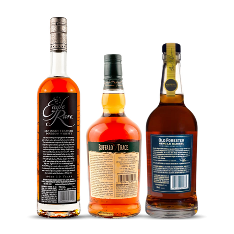 Eagle Rare 10 Year Extra Rare + Buffalo Trace 8 Year Extra Rare | 2nd Edition  | Single Barrel Select  + Old Forester Single Barrel  | Christmas Bourbon | Limited Release 2022 **Drink ONE/Gift TWO** (Bundle) at CaskCartel.com 2