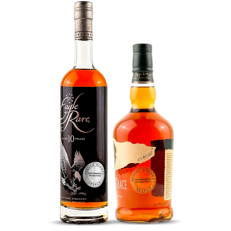 Eagle Rare 10 Year Extra Rare + Buffalo Trace 8 Year Extra Rare | 2nd Edition  | Single Barrel Select | Limited Release 2022 **Drink ONE/Gift ONE** (Bundle) at CaskCartel.com 2