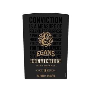 Egan’s Conviction 10 Year Old Irish Whiskey at CaskCartel.com